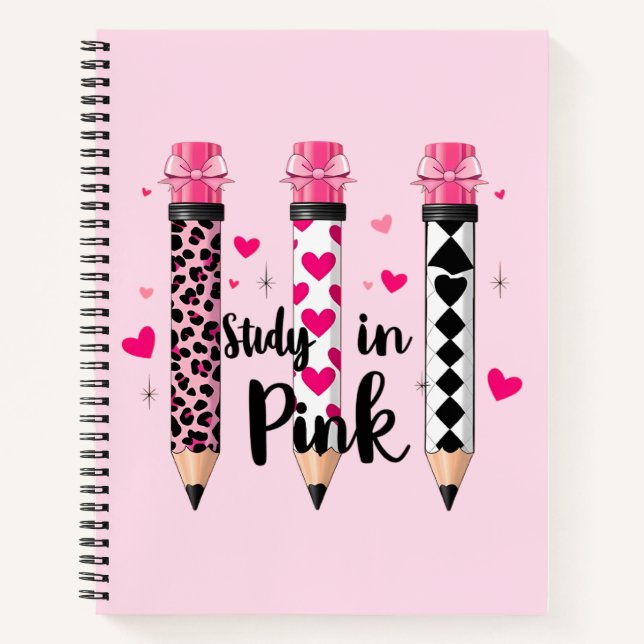 Cute Education Pencil Notebook (Front)