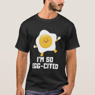 Cute Egg Art For Men Women Kids Chickens Omelette T-Shirt