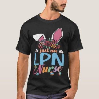 Cute Eggcellent LPN Nurse Easter Bunny Ears Nurse  T-Shirt