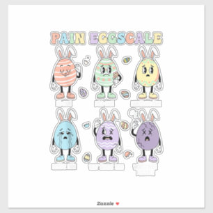 Cute Eggs Pain Scale Nurse Triage ICU Assessment E