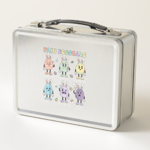 Cute Eggs Pain Scale Nurse Triage ICU Assessment E Metal Lunch Box
