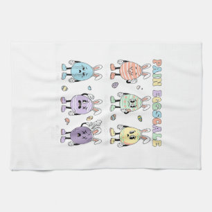 Cute Eggs Pain Scale Nurse Triage ICU Assessment E Tea Towel