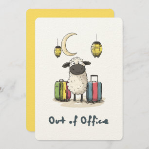 Cute Eid Sheep on Sabbatical   Out of Office Invitation