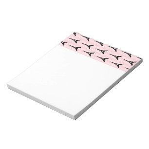 Cute Eiffel Tower Paris Travel French Pattern Notepad