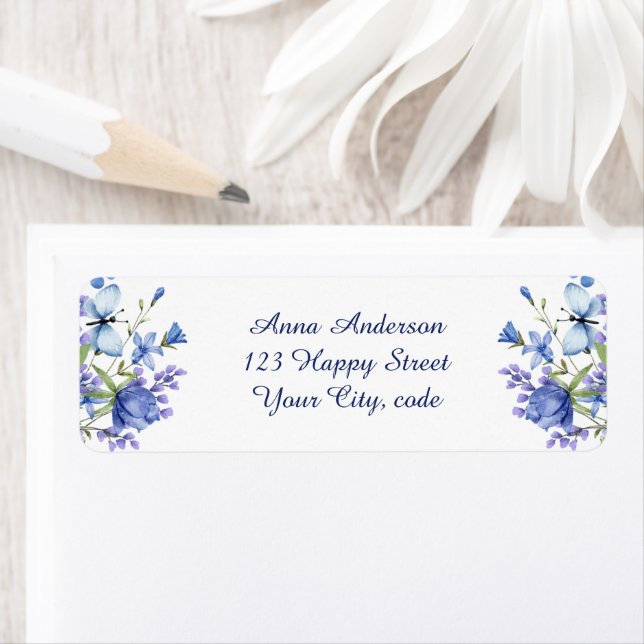 Cute Elegant Blue Wildflowers (Insitu)