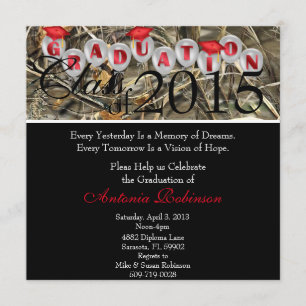 Cute Elegant Graduation Announcement/Invitation Invitation