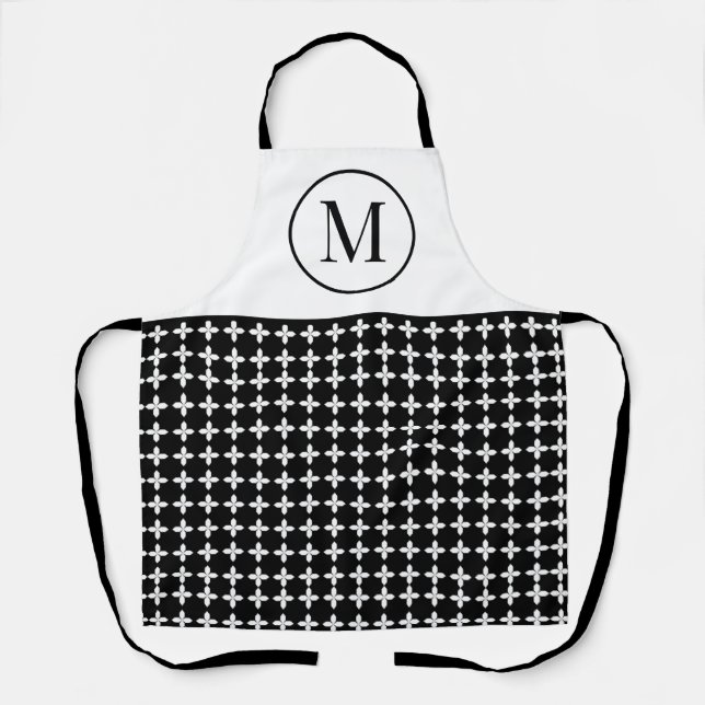 Cute elegant modern pattern apron (Front)