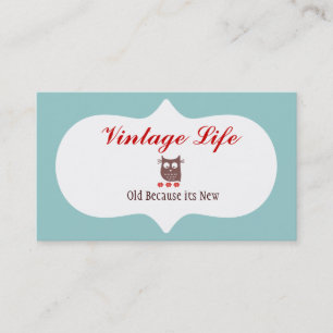 Cute elegant owl Business Card