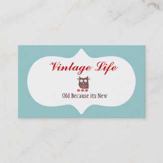 Cute elegant owl Business Card