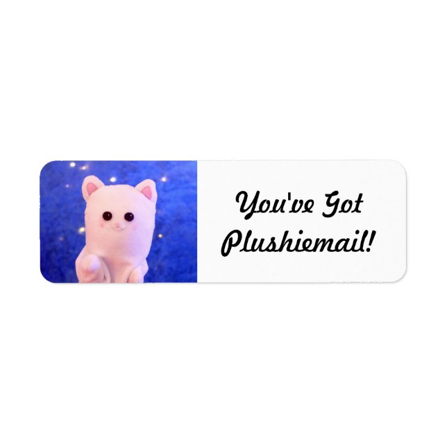 Cute Elegant Personalized Photo Mail Plushiemail (Front)