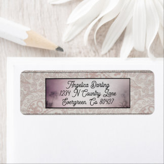 Cute Elegant Soft Pink Return Address