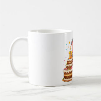 Cute Elephant 16th Birthday Coffee Mug