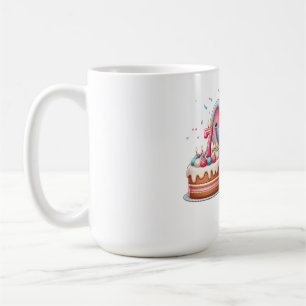 Cute Elephant 7th Birthday Coffee Mug