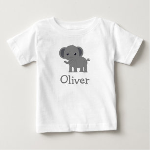 Cute Elephant Baby T-Shirt