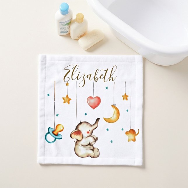 Cute Elephant baby  Wash Cloth (Creator Uploaded)