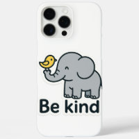 Cute elephant & bird sticker 