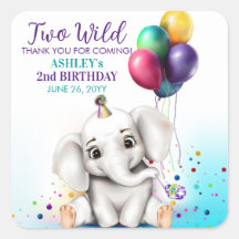 Cute Elephant Birthday Party