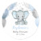 Cute Elephant Boy Balloons Baby Shower