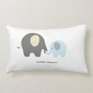 Cute elephant boy pillow