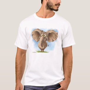 Cute Elephant Cartoon T-Shirt