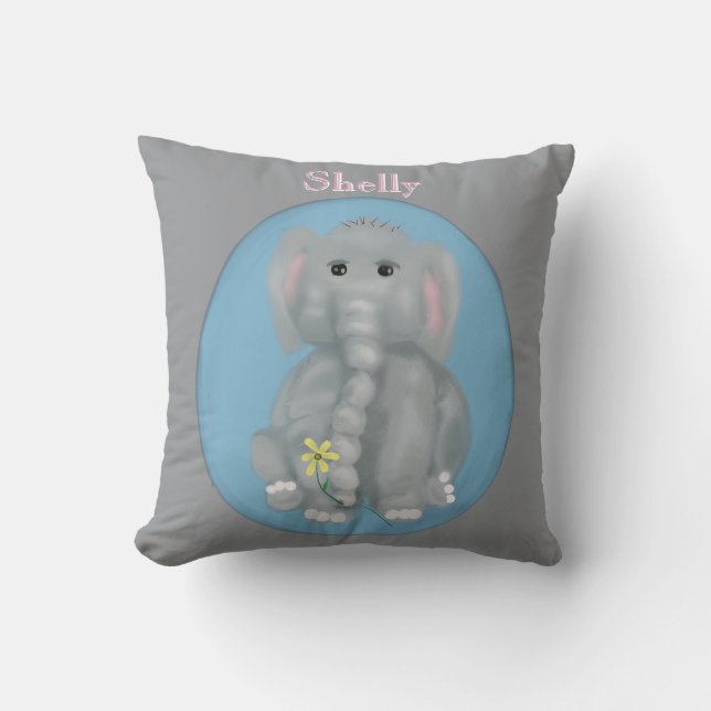 Cute Elephant  Cushion (Front)