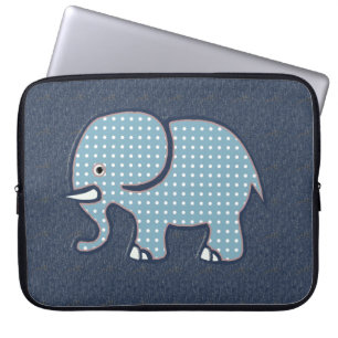 cute elephant design laptop sleeve