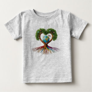 Cute Elephant Family Baby T-Shirt