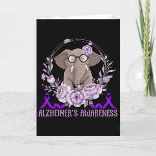 Cute Elephant Family Support Heimerheimer Card
