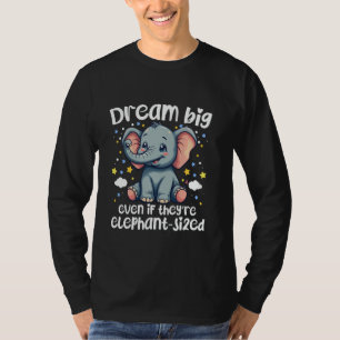 Cute Elephant for Elephant Lovers Zoo Safari Toddl T-Shirt