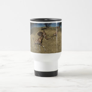 Cute Elephant Giraffes Travel Mug