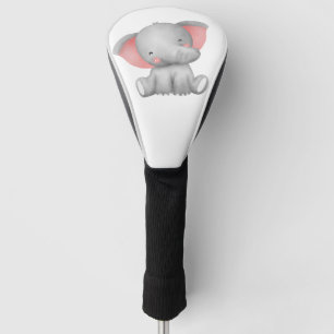 Cute elephant golf head cover
