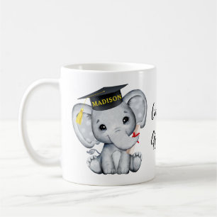 Cute Elephant Graduation  Coffee Mug
