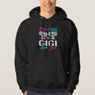 Cute Elephant Keeper Of The Gender Gigi Loves You  Hoodie