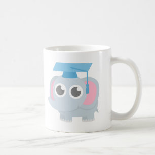 Cute Elephant Kids Kindergarten Graduation Coffee Mug