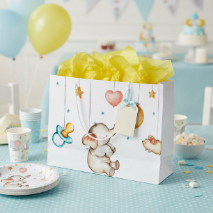 Cute Elephant Large Gift Bag