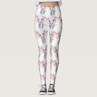 cute elephant leggings