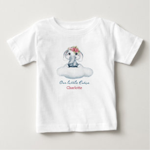Cute Elephant Little Cutie Baby Baby T-Shirt