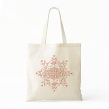 Cute Elephant Mandala Yoga Meditation Tote Bag