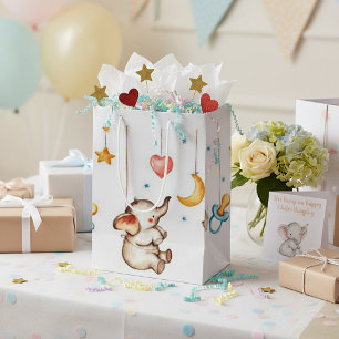 Cute Elephant  Medium Gift Bag