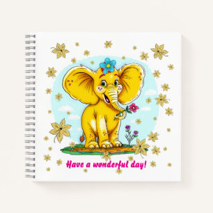 Cute Elephant Notebook