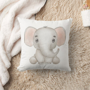 Cute Elephant Pillow
