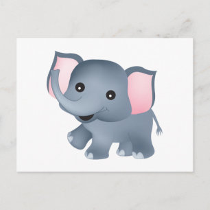 Cute Elephant Postcard