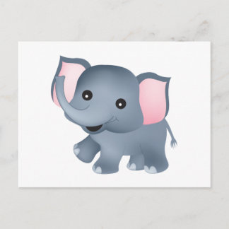 Cute Elephant Postcard