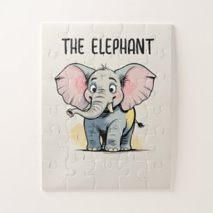 CUTE ELEPHANT PUZZLE