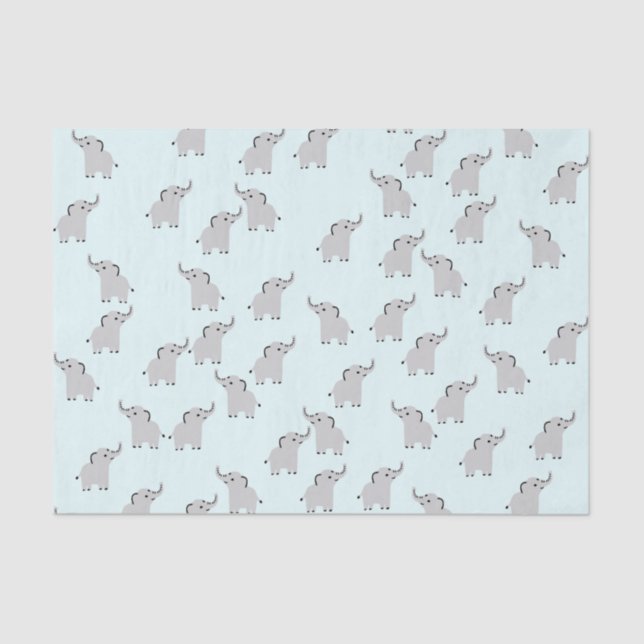 Cute Elephant Tissue Paper (Front)
