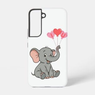 Cute elephant valentine's day samsung galaxy case