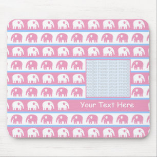 Cute Elephants Photo Mousepads