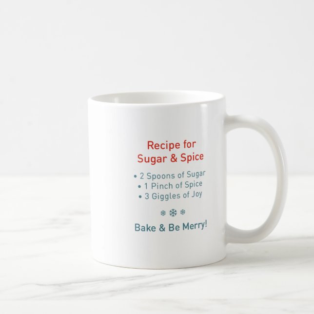Cute Elf Christmas Mug Wrap (Right)