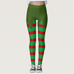 Cute Elf Costume Christmas Women's Leggings