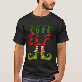 Cute Elf Funny Group Matching Family Pyjamas For C T-Shirt
